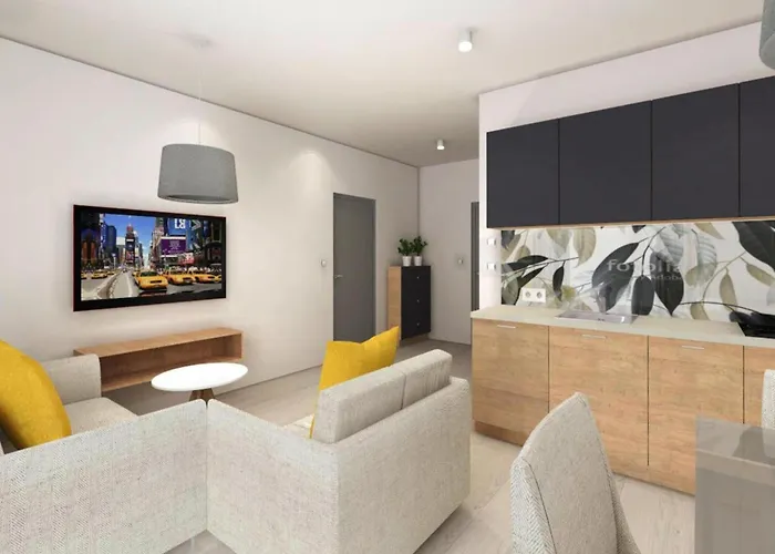 Comfortable 2-room Only 450 M From The Beach, *